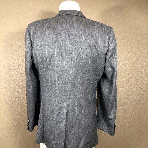 Alexandre London Collection Custom Tailored Plaid Wool Jacket Blazer Bri… - Picture 4 of 8